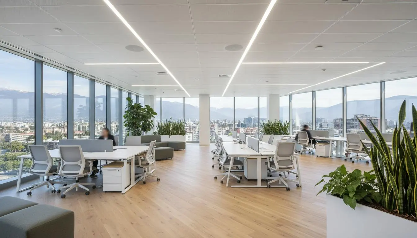Divisiones de vidrio para oficinas
